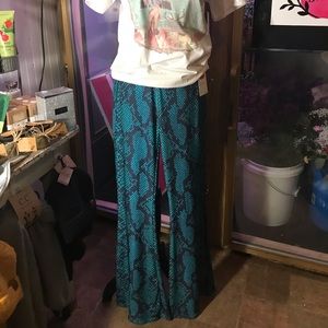 Flared Snake Pants 🐍